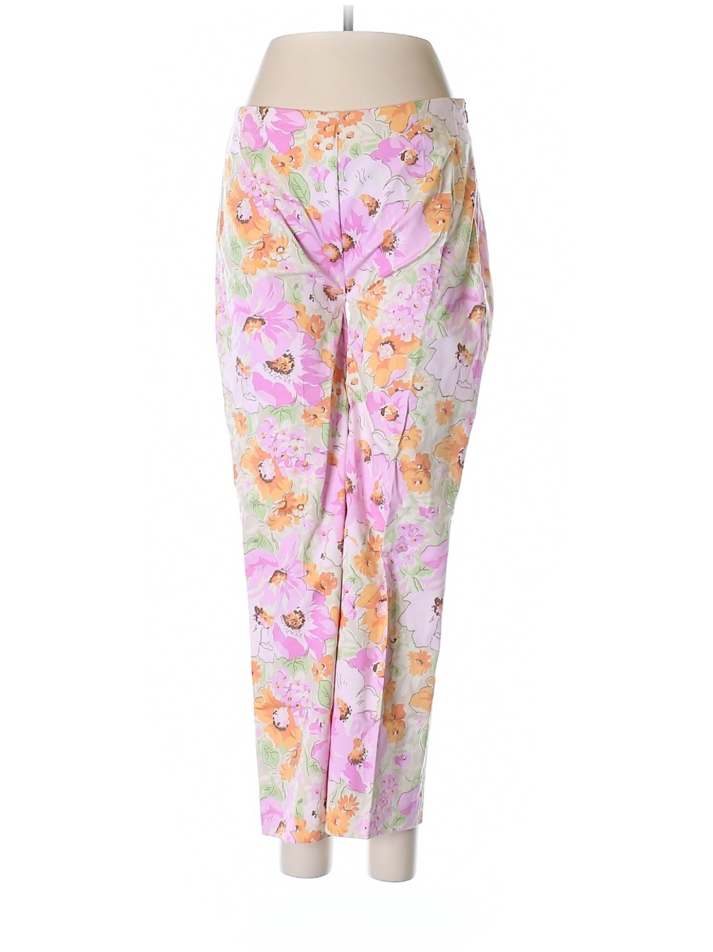 GAP Floral side zip slacks